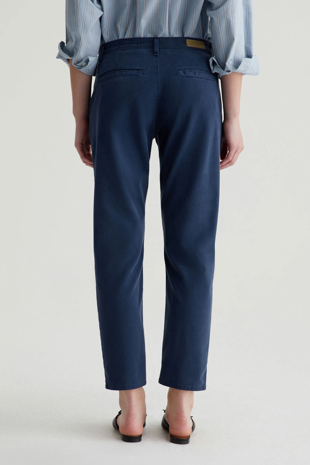 CADEN TAILORED TROUSER IN DEEP TRENCHES Non Stretch Denim Wardrobe Choice