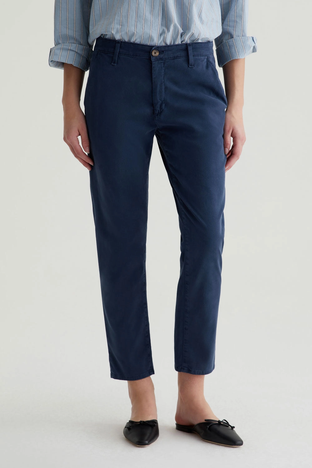 CADEN TAILORED TROUSER IN DEEP TRENCHES Creative Look Elegant Road Trip Multi Layer Knee Reinforcement