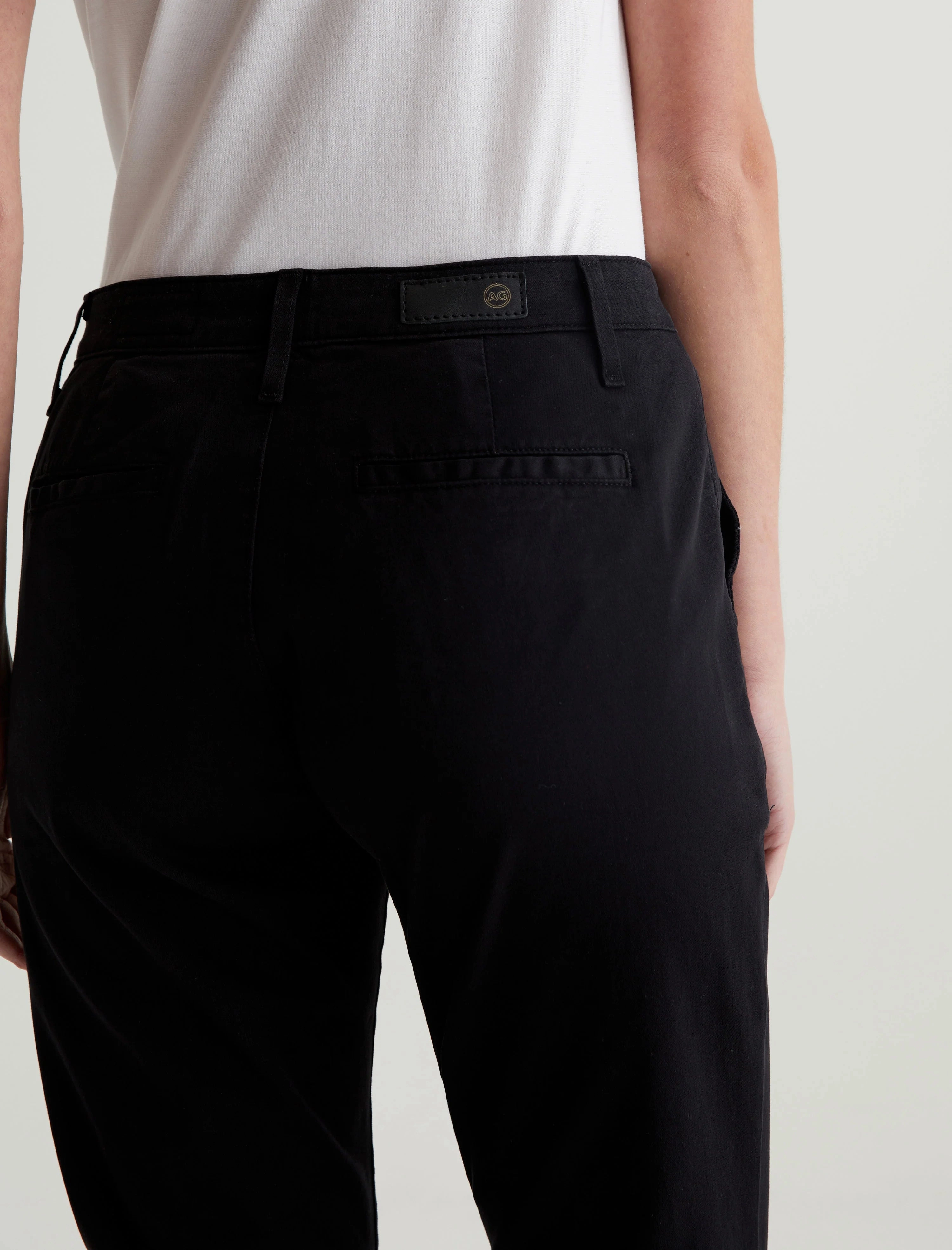 CADEN TAILORED TROUSER IN SUPER BLACK Casual Days Softened Lining