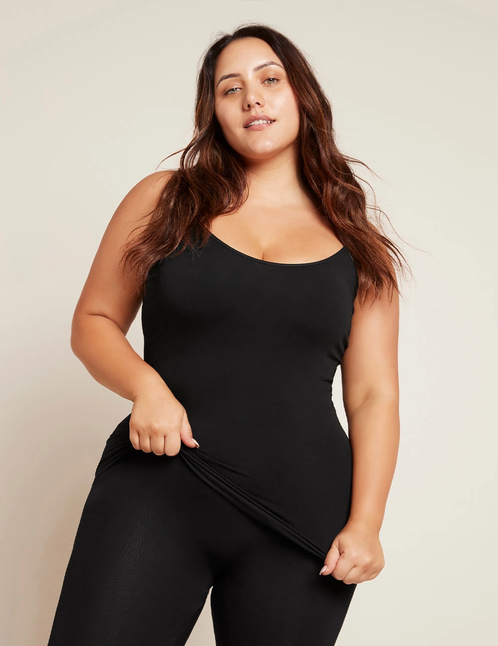 Cami Top - Black LowMaintenanceFabric