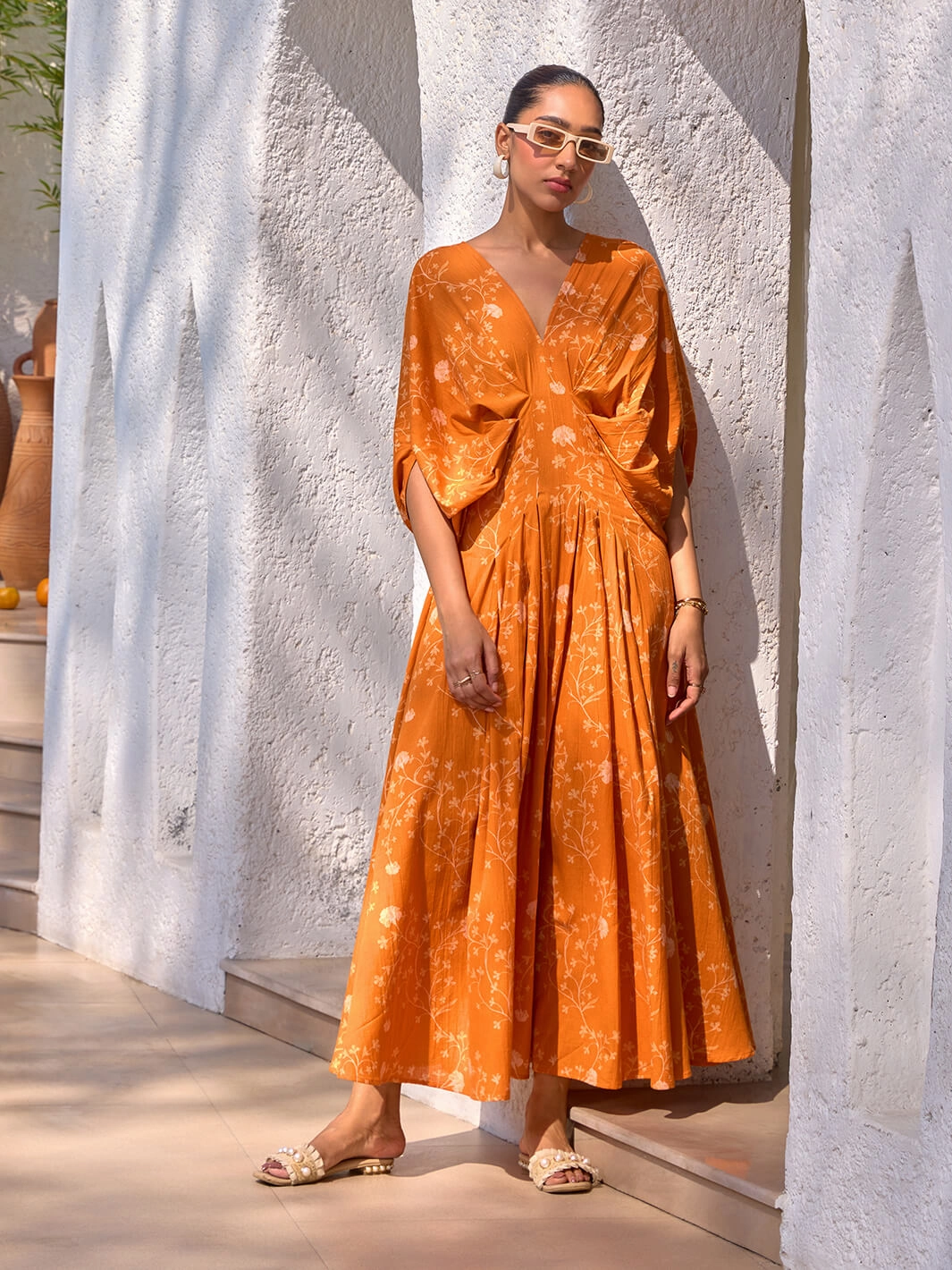 Samode Printed Jumpsuit Evening-Wear Durable-Fabric