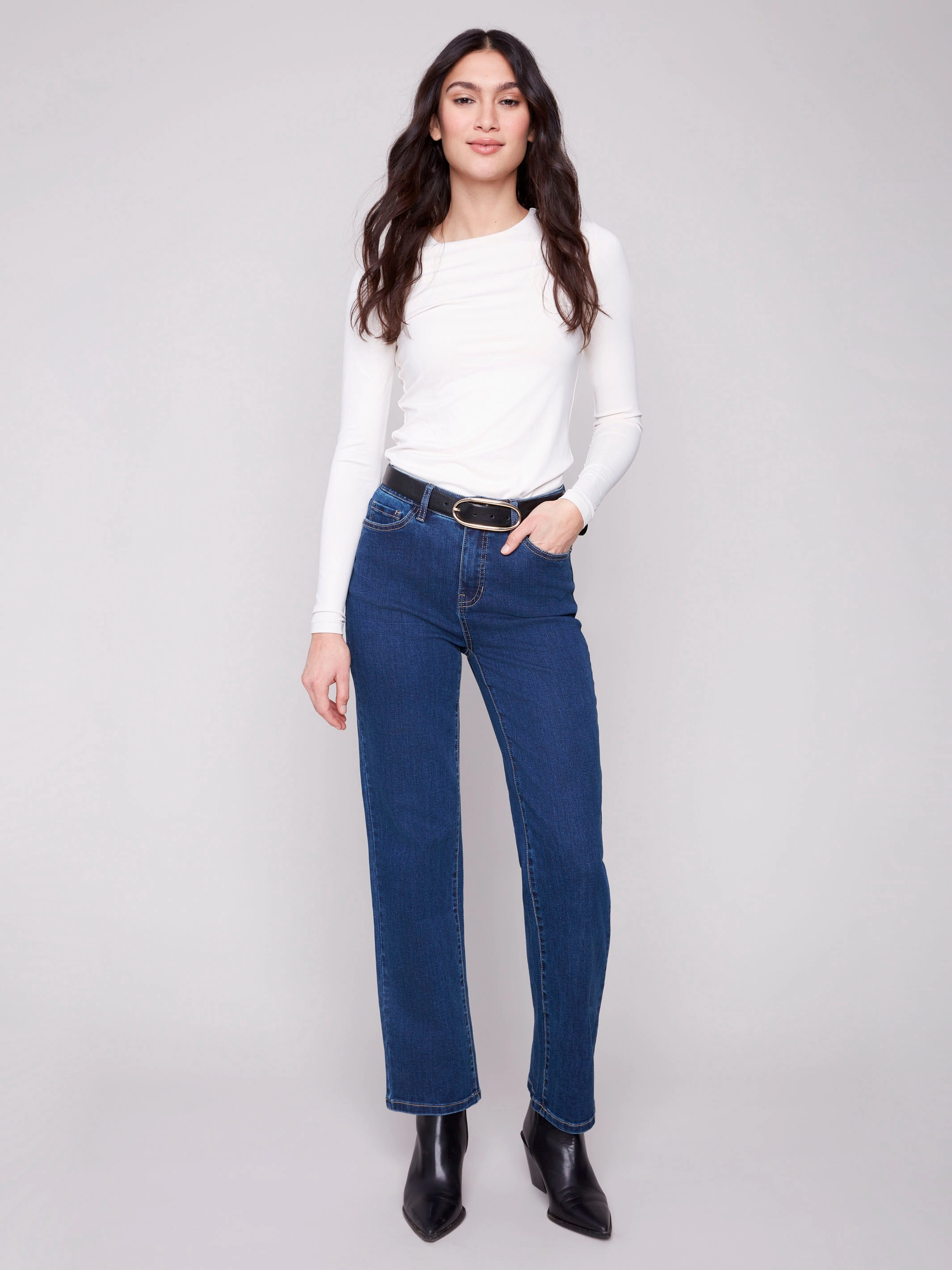 Classic Vibe Slim Sunny Vibes Festival Outfit Charlotte Straight Leg Jeans - Indigo