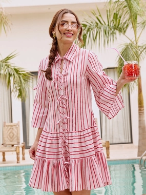 Breathable Comfort Wear Cherry Blossom Dress