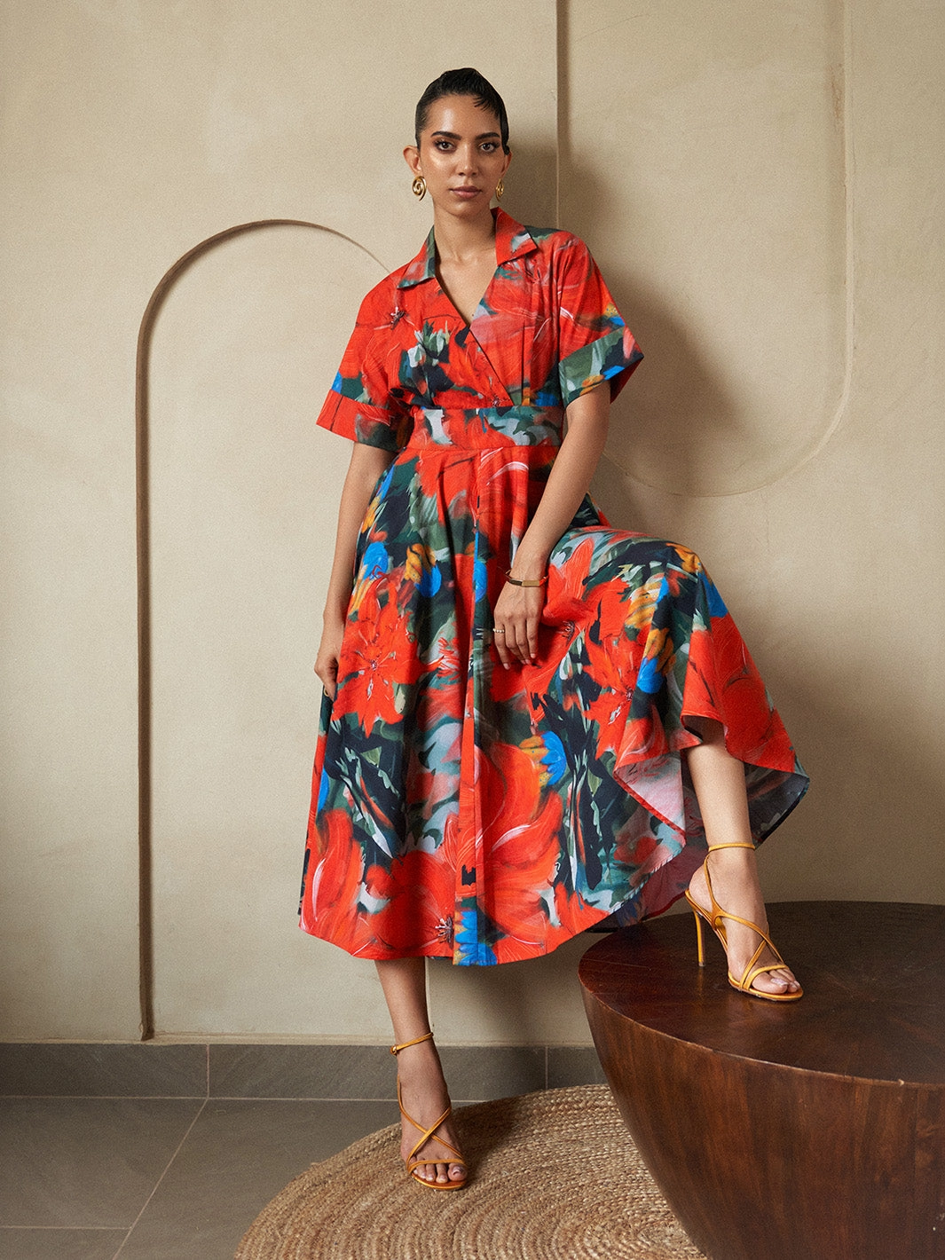 Cherry Collins Dress Perfect Layers Cozy and Comfortable