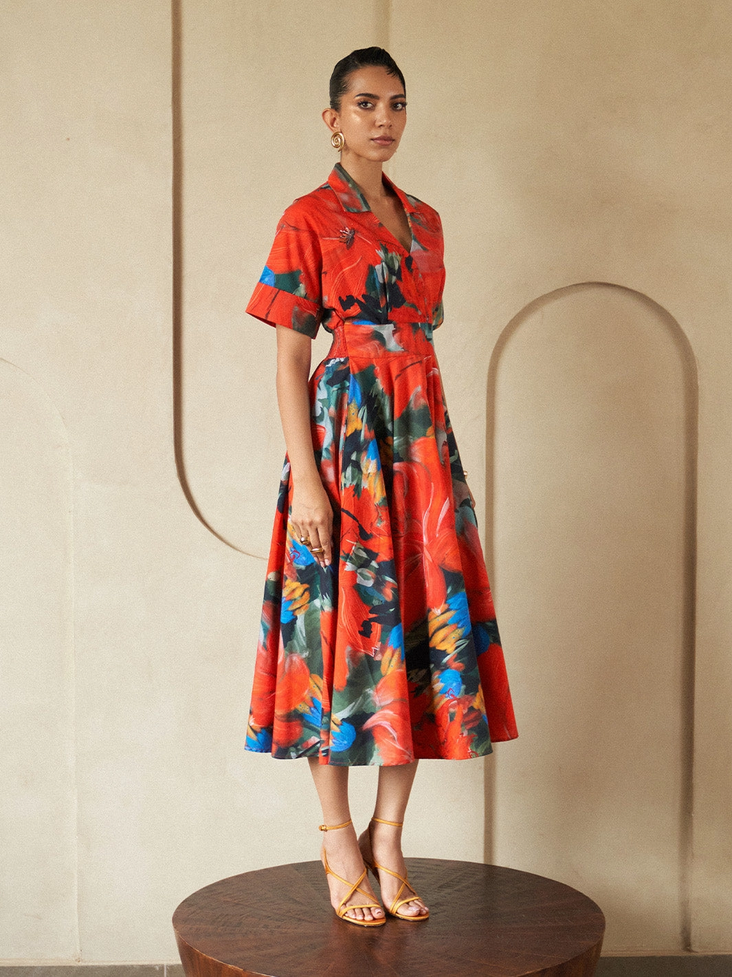 Lounge Fit Scandi Light Cherry Collins Dress