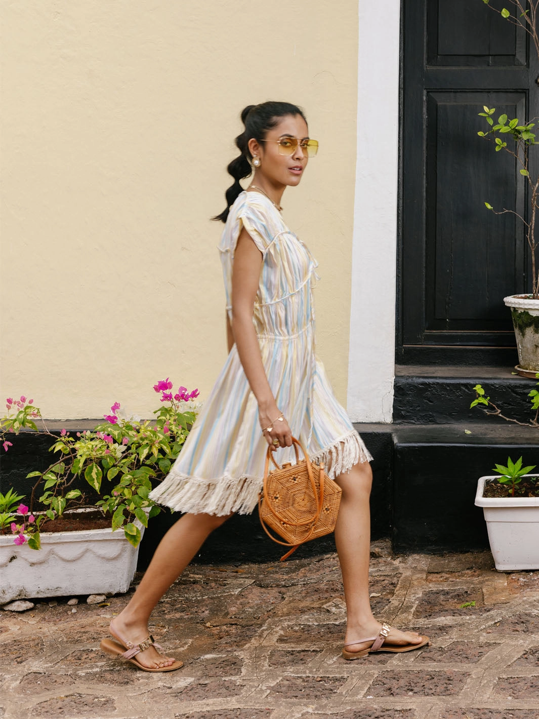 Santacruz Dress Lightweight-Structure Halter neck