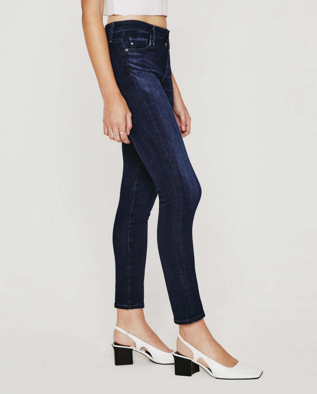 PRIMA MID RISE SLIM ANKLE IN CONCORD Chic Silhouette Outdoor Casual