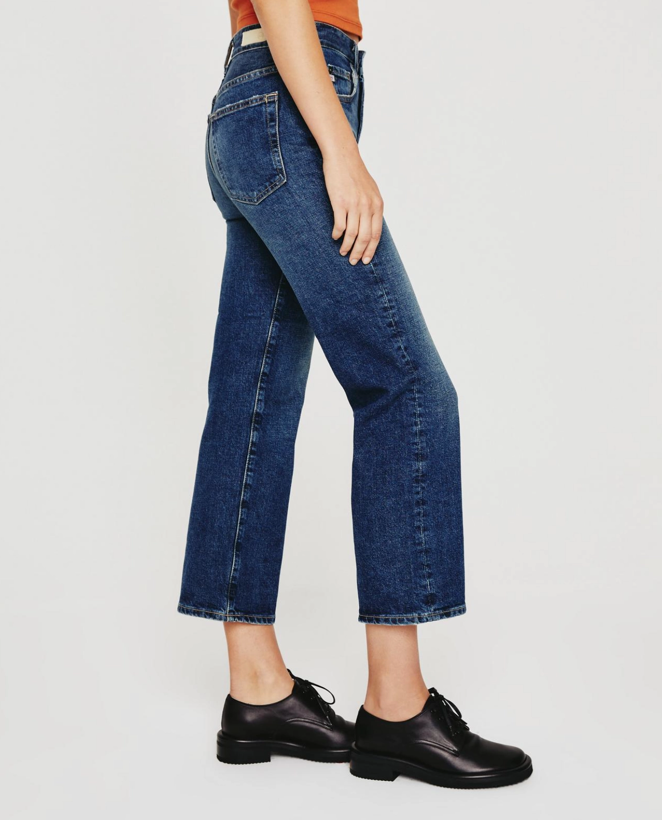 THE KINSLEY HIGH RISE POP CROP IN VIEWPOINT Minimalist Design Casual Cool