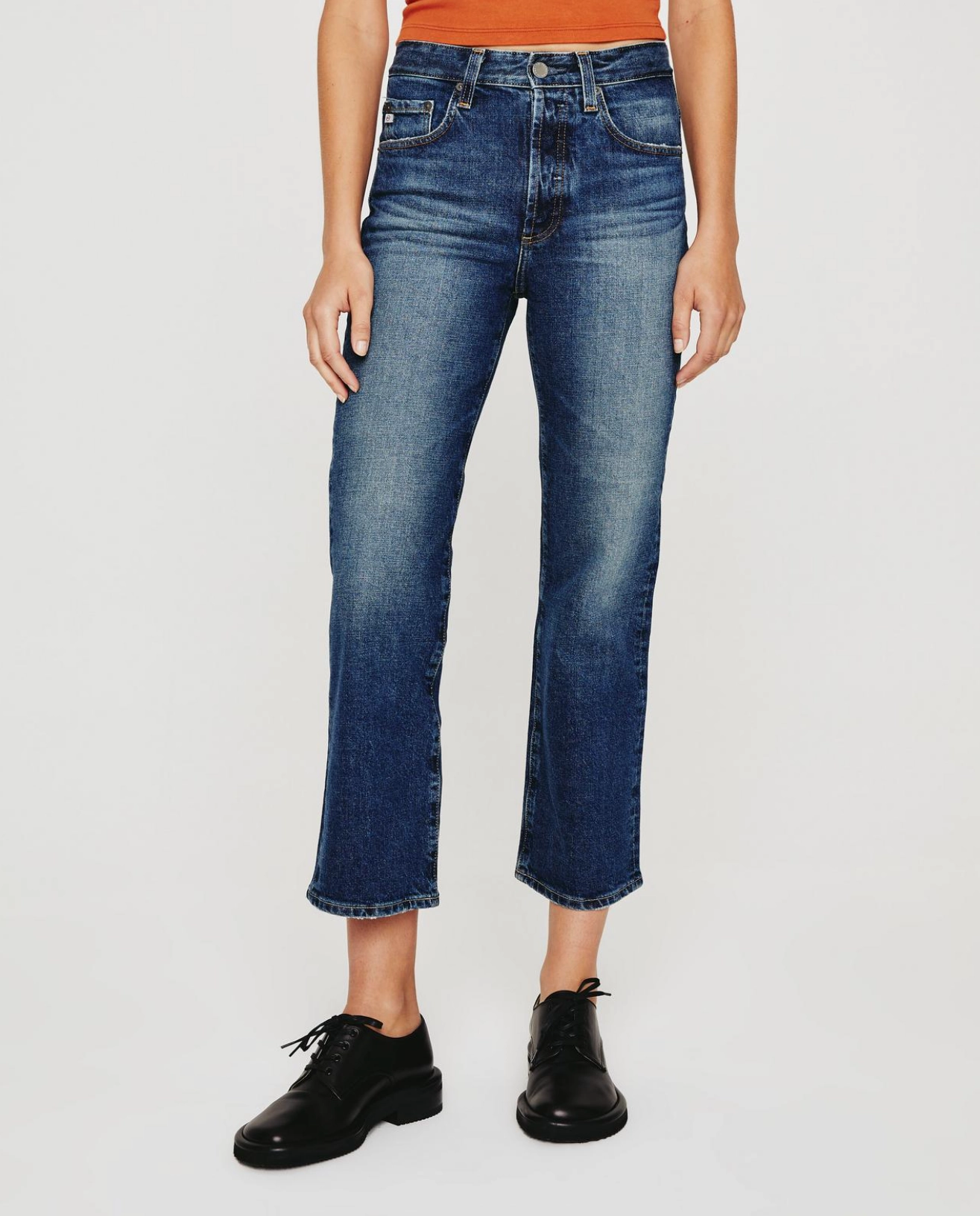 Trendy Wear High-Quality Fit THE KINSLEY HIGH RISE POP CROP IN VIEWPOINT