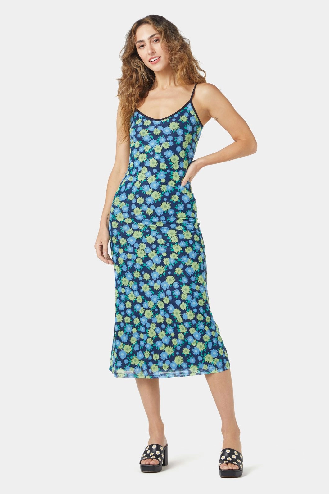 Date Ready Comfortable outdoor wear Thea Mesh Dress