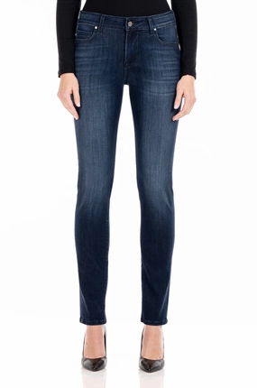 STEVIE MID RISE SLIM IN RICHMOND Timeless Design Neutral Fabric