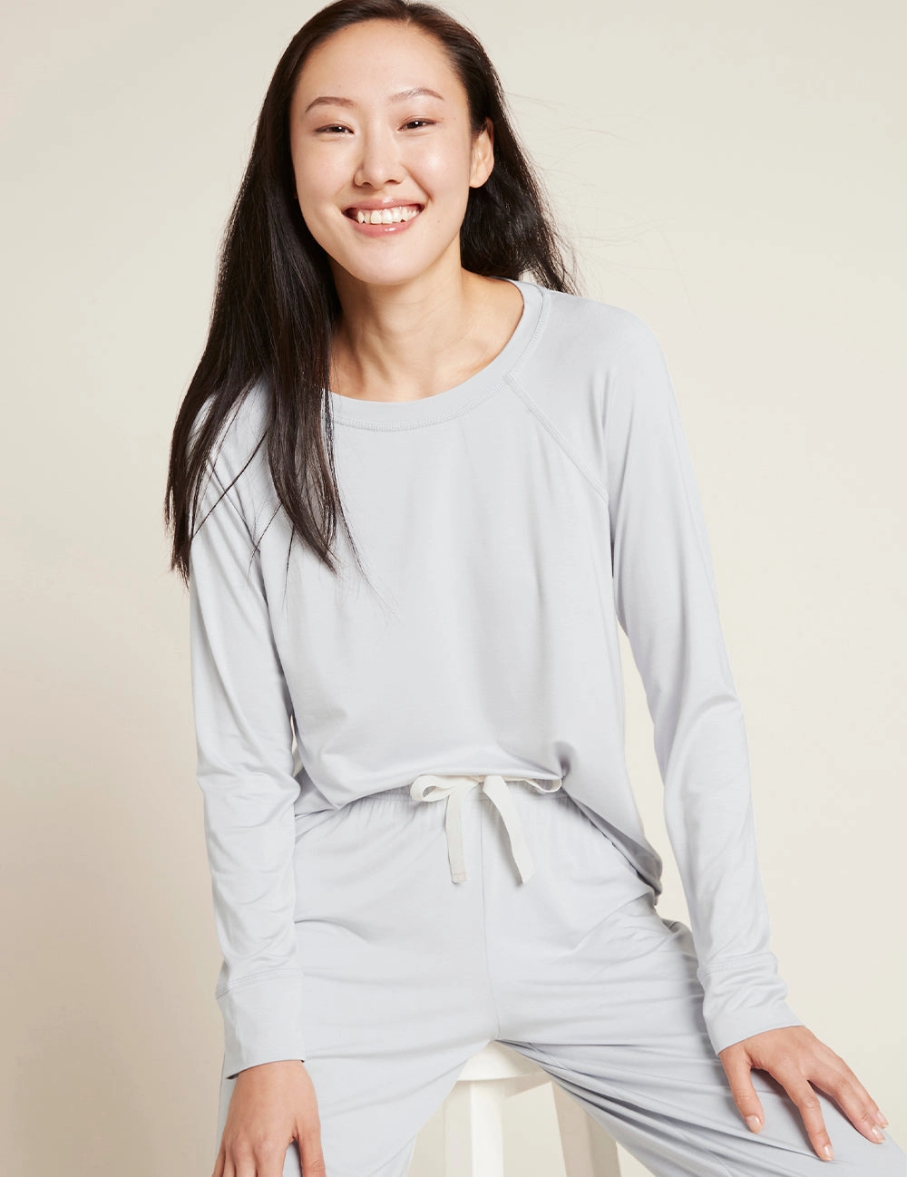 Goodnight Raglan Sleep Top - Dove Desk Style Modern Sneakers