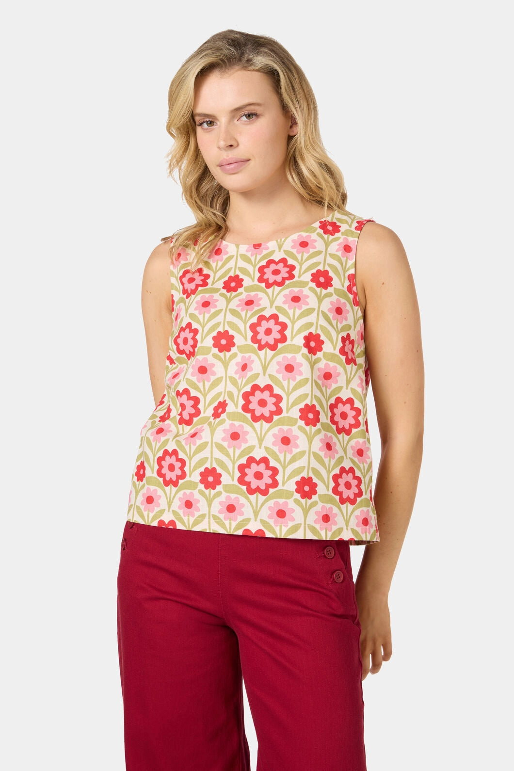 EthicallySourced Cleo Geo Shell Top