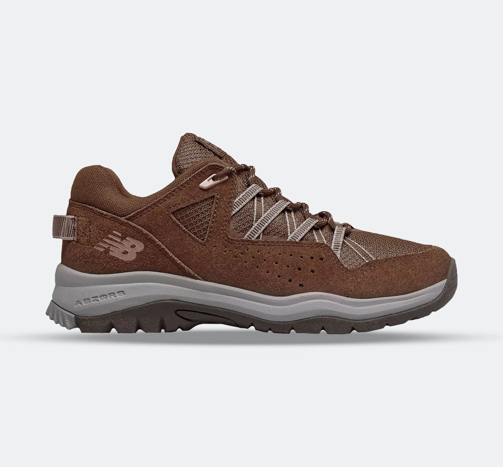Outdoor Flex Low Effort Mens Wide Fit New Balance MW669LC2 Brown Hiking Sneakers