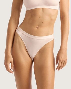 Soft Hold Core Support LYOLYTE G-String - Powder Pink