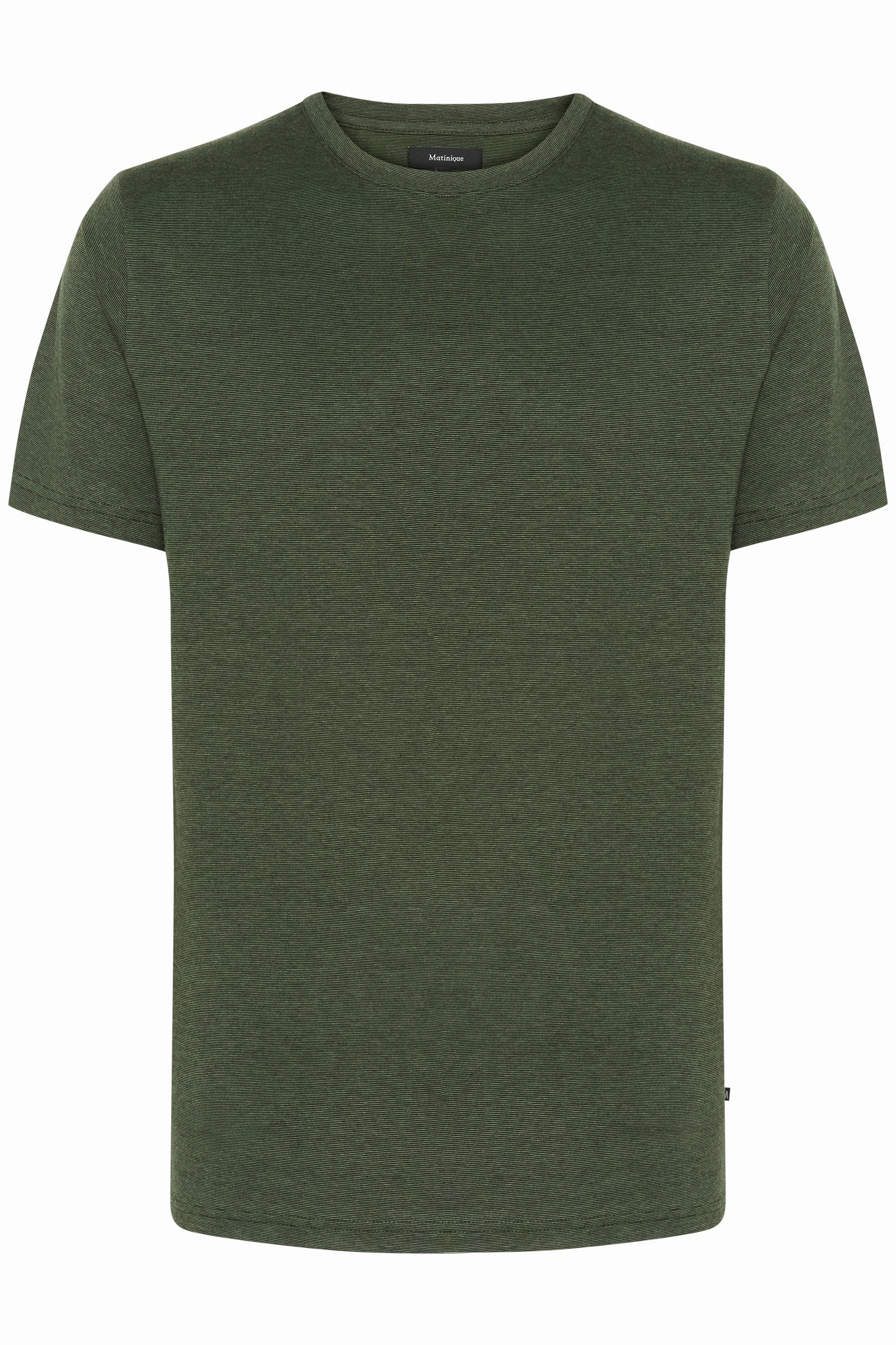 Non Chafing Edges Double Needle Stitching JERMANE MINI STRIPE TEE