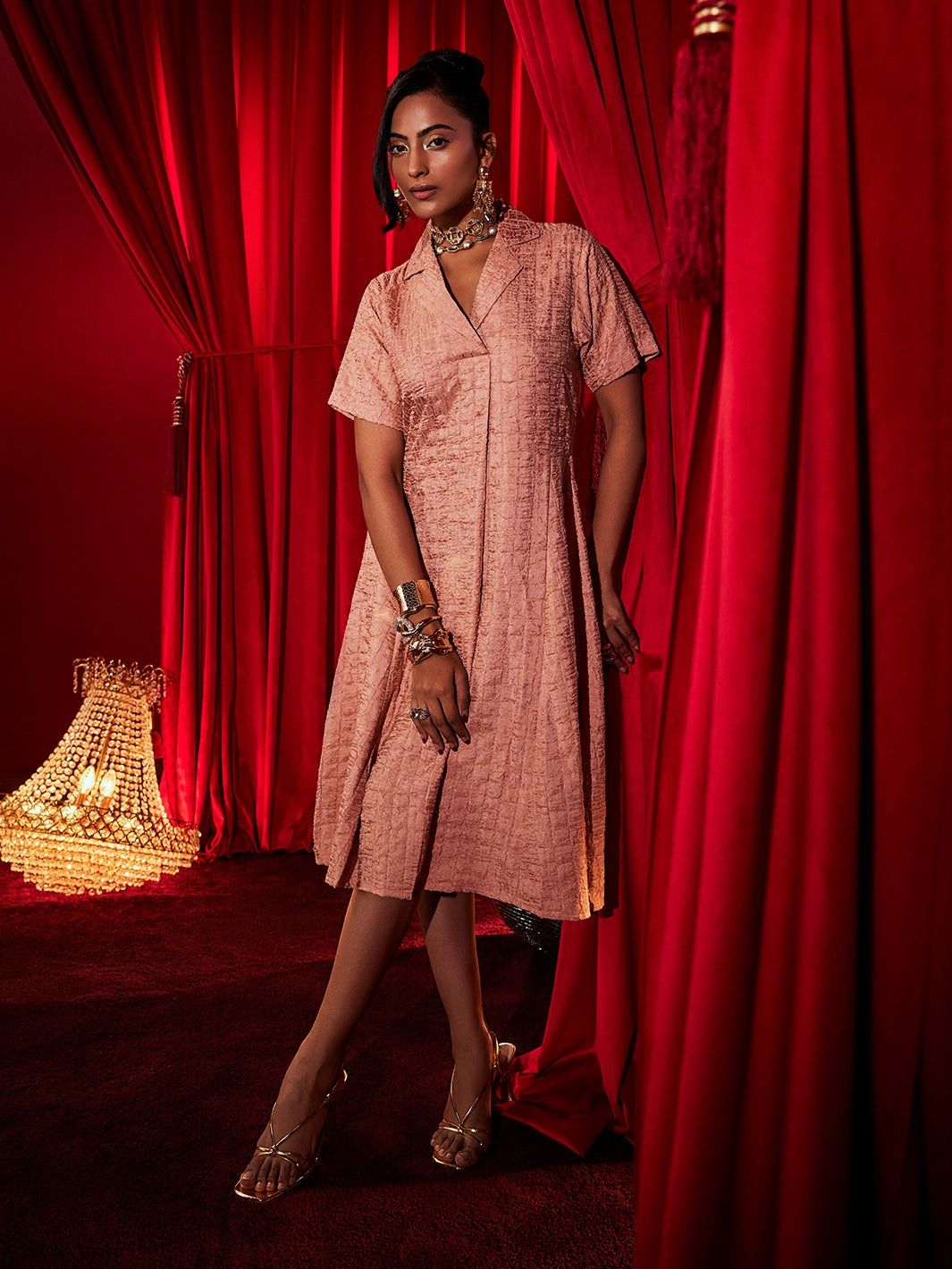 Yuri Festive Dress Tailored Elegance Vibrant Colors