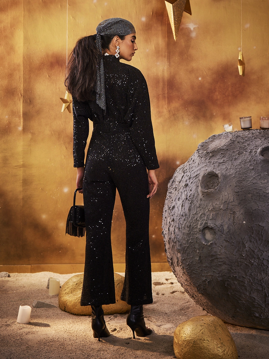 COSMIC JUMPSUIT Sleek and Sleek Fitted Neat