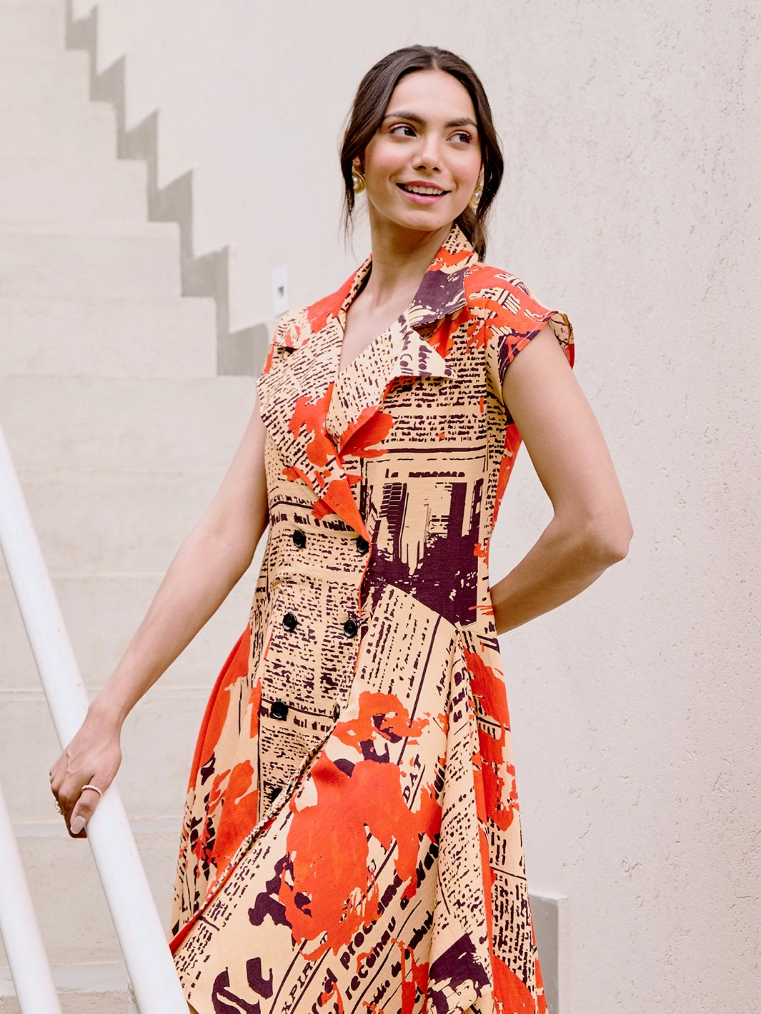 Coverstory Asymmetric Dress Tailored Piece