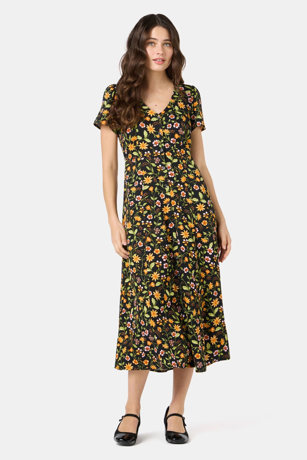 Alyssa Floral Midi Dress All Gender