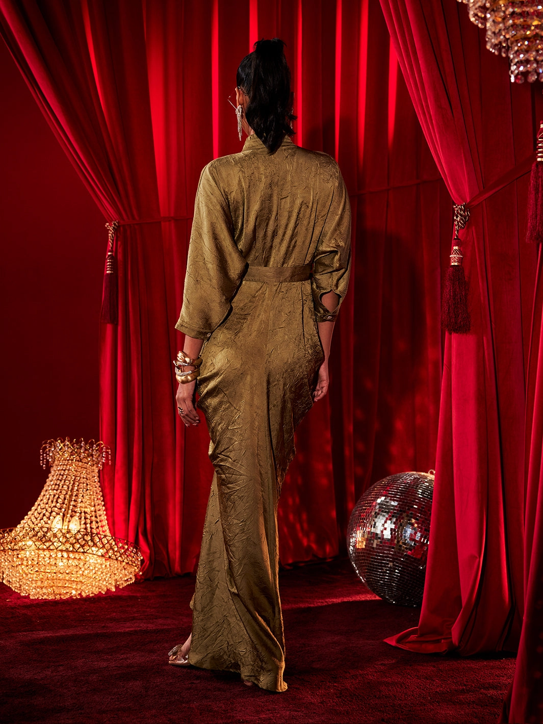 Crush Satin Waldorf Gown Classic Touch