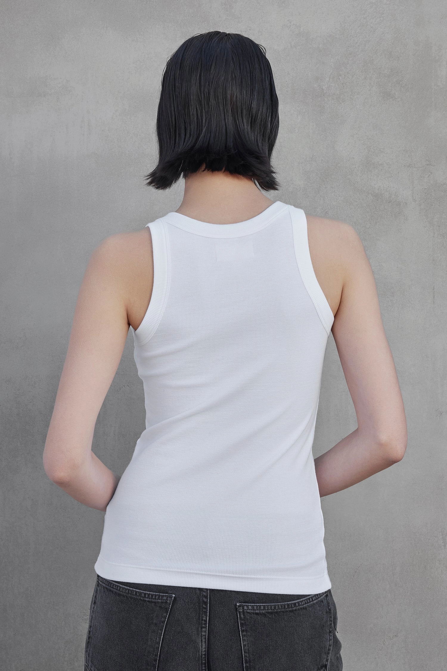 CRUZ MODAL RIB TANK Matte Fit TearResistantMaterial