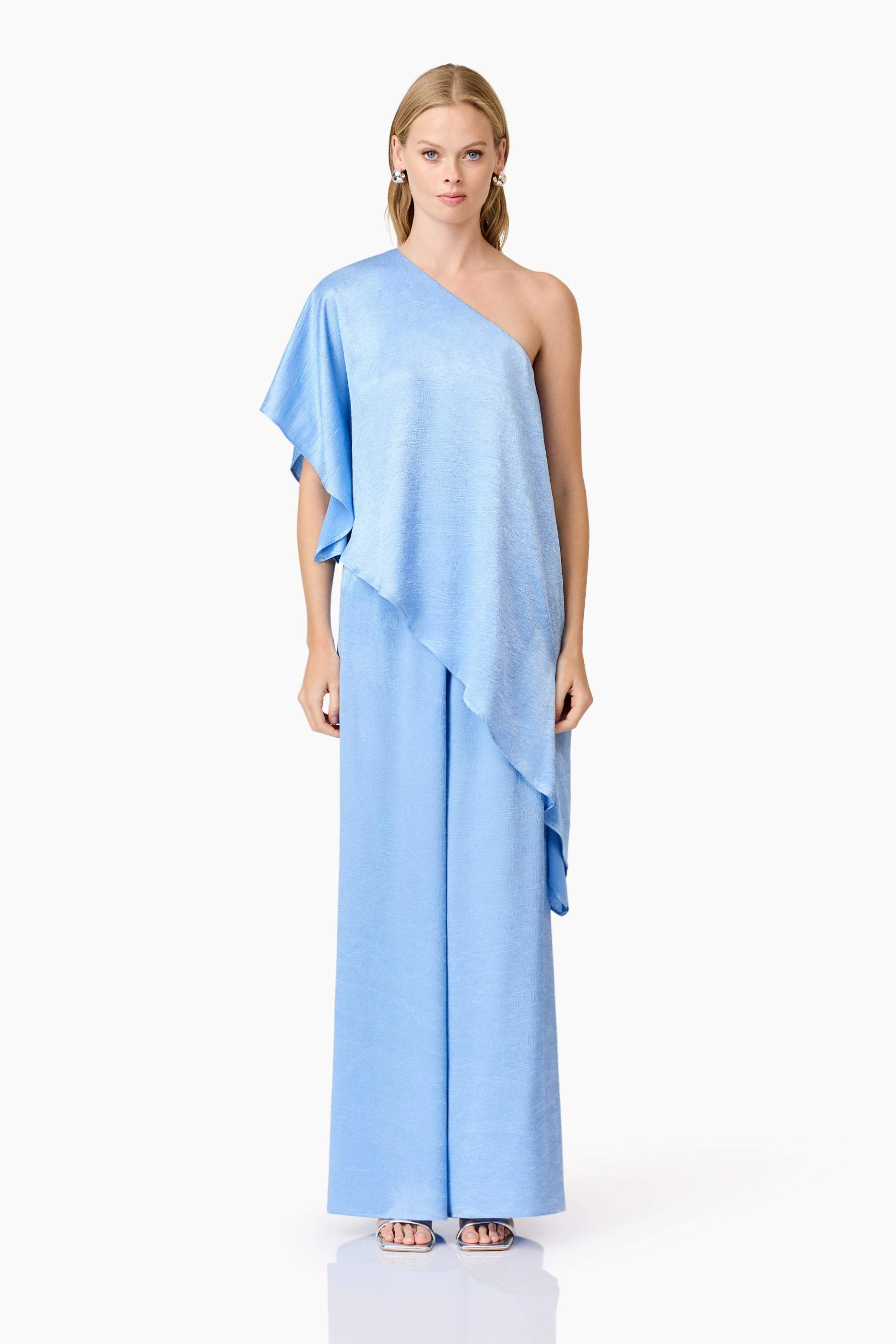 CURAAE Fleur Satin Trousers Flattering Shape