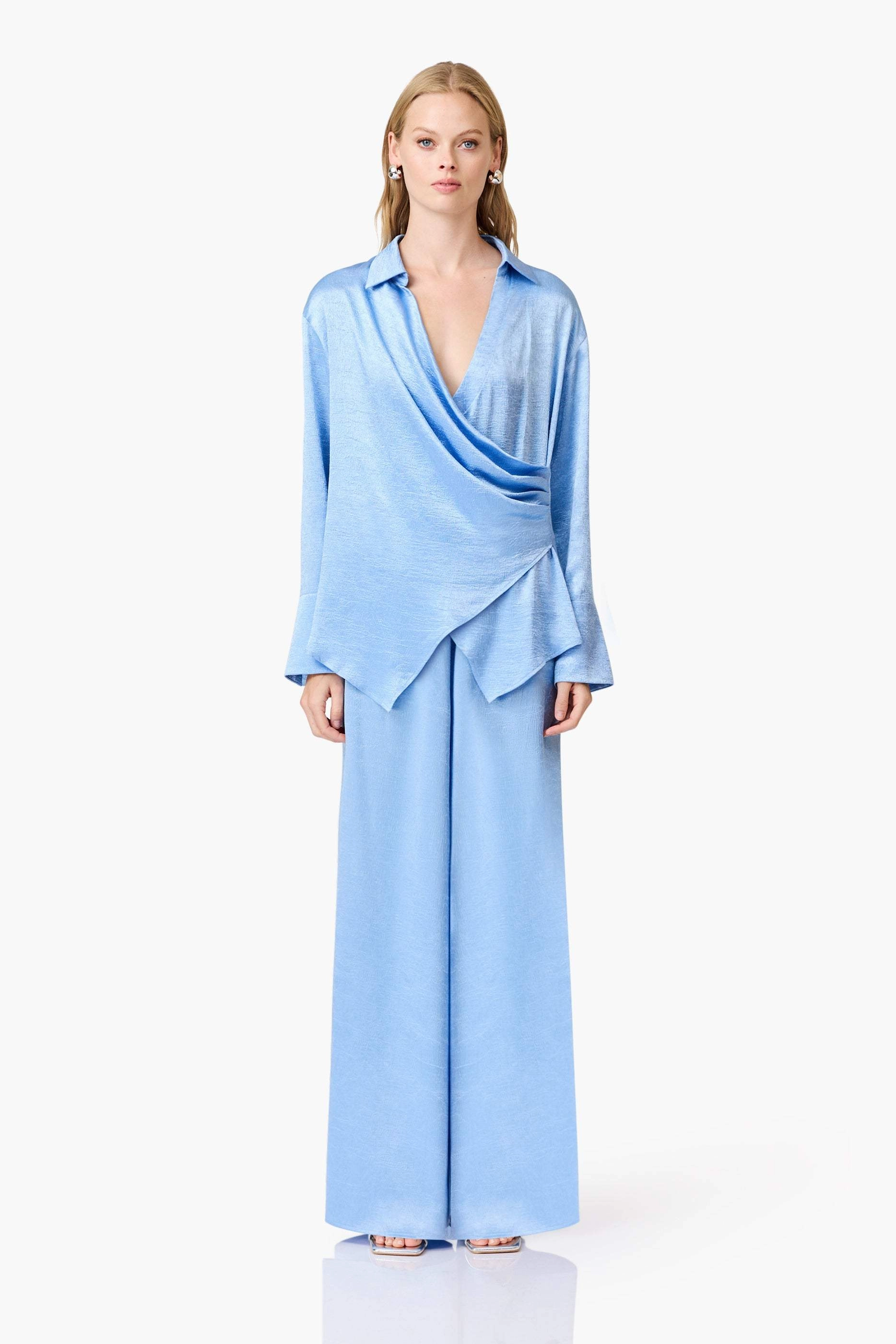 CURAAE Fleur Satin Trousers Timeless Energy