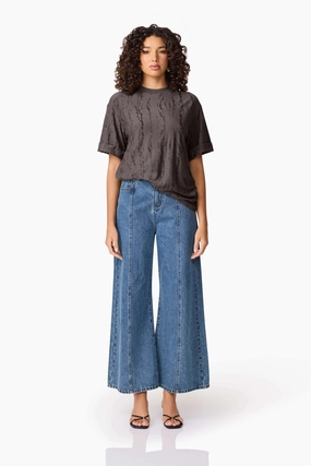 CURAAE Lavania T-Shirt in Grey Shade Soft