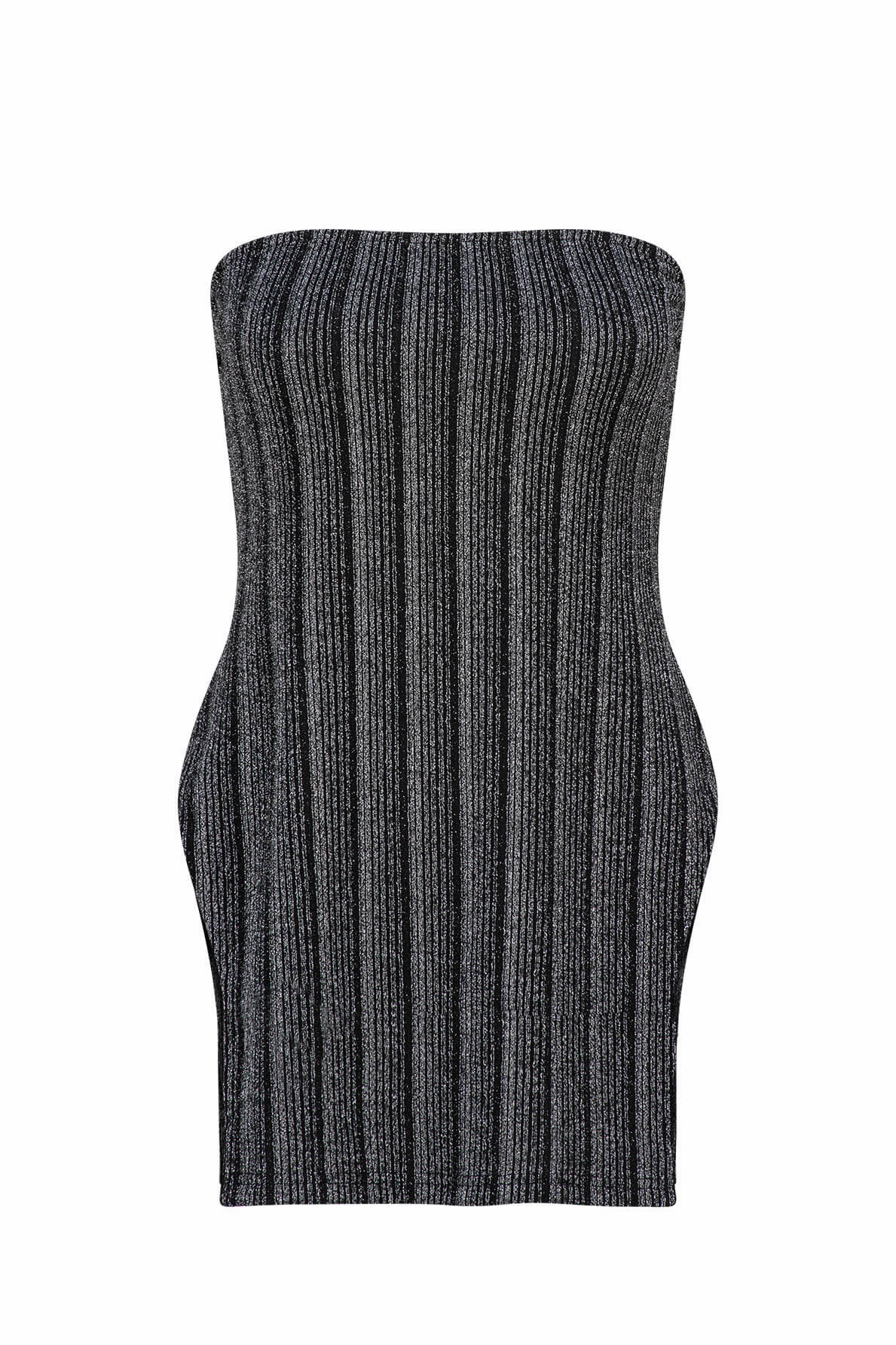 CURAAE Liberty Strapless Top in Black Halter-Neck