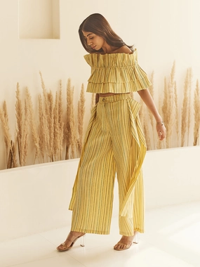 CYPRUS Top Yellow Semi Casual