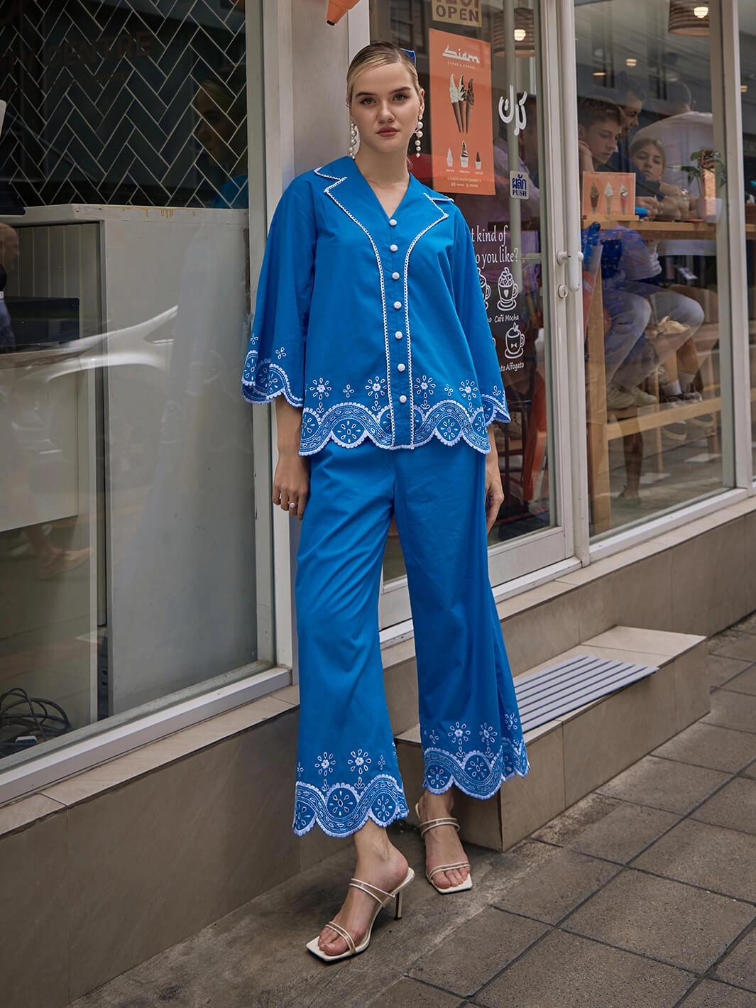 Soft Motion Cyrus Blue Bell Shirt