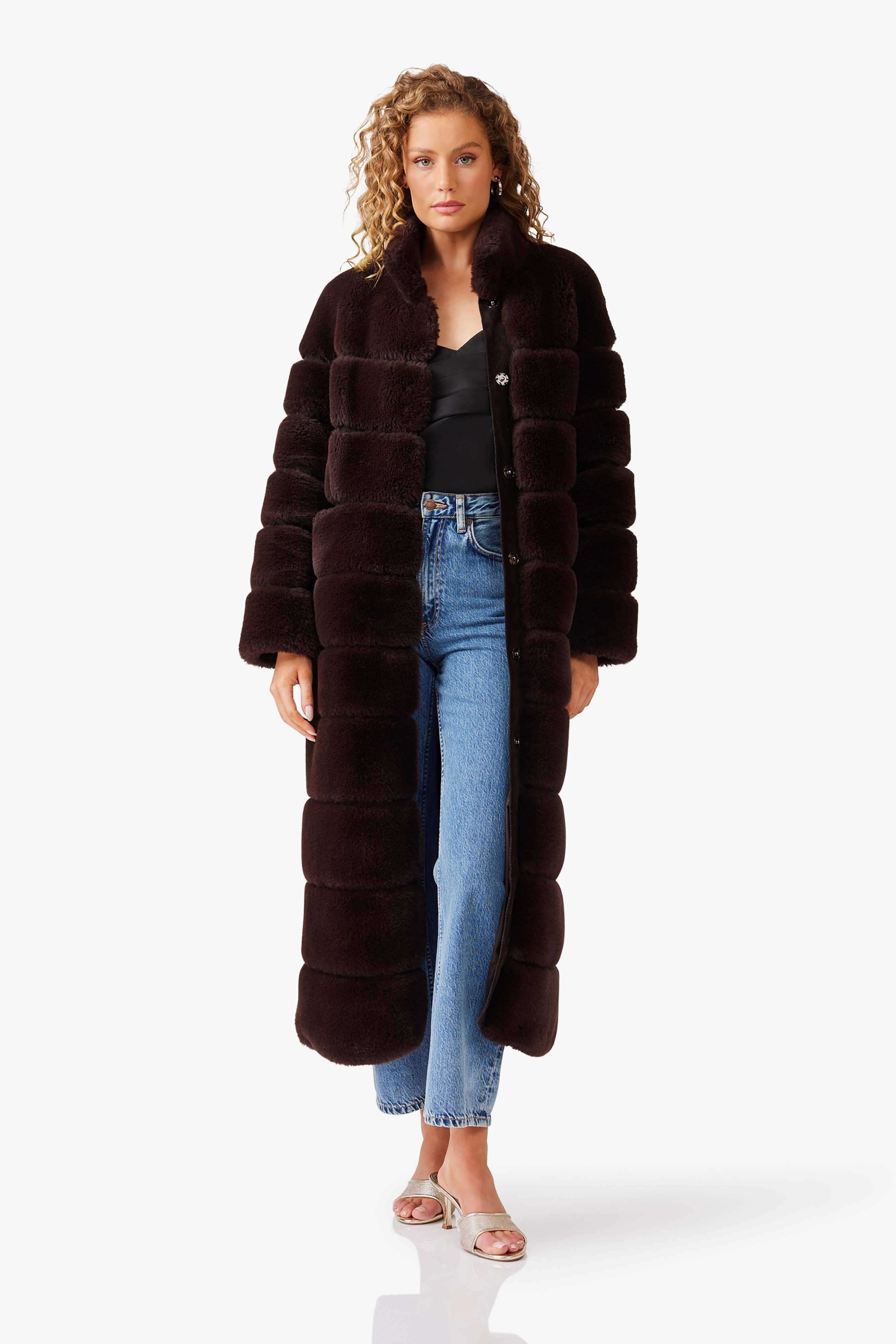 Daphne Coat in Brown Vintage Vibe FadeResistantColor