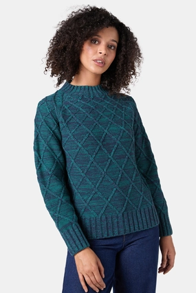 Perfect Knitwear Demi Diamond Knit Jumper