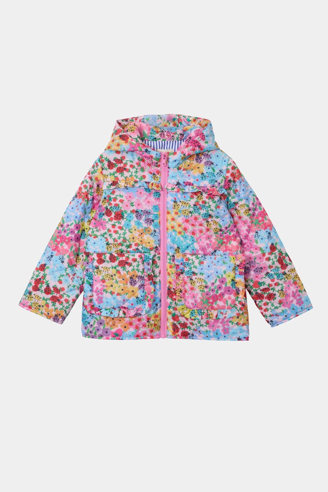 Ditsy Floral Kids Jacket Mold resistant Climate Adaptive Design