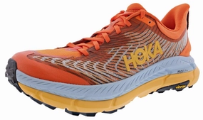 Stability running Mid Top Design Hoka Men's Mafate Speed 4 Lightweight Trail Running Shoes