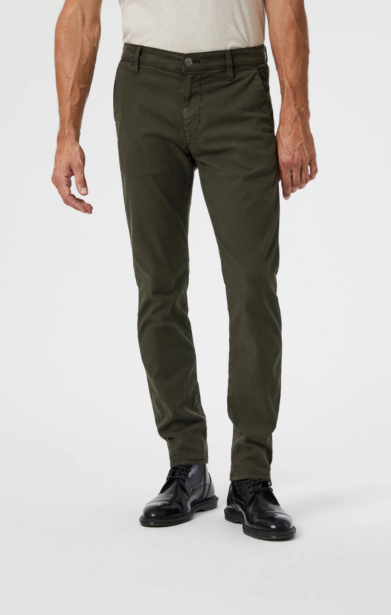 MILTON DARK GREEN CASUAL TWILL PANT Rain Fit