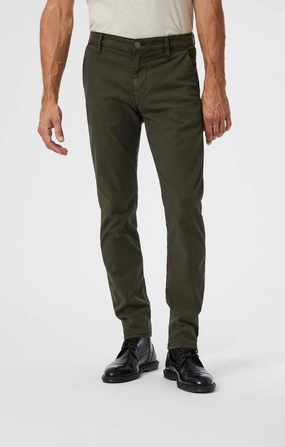 MILTON DARK GREEN CASUAL TWILL PANT Rain Fit