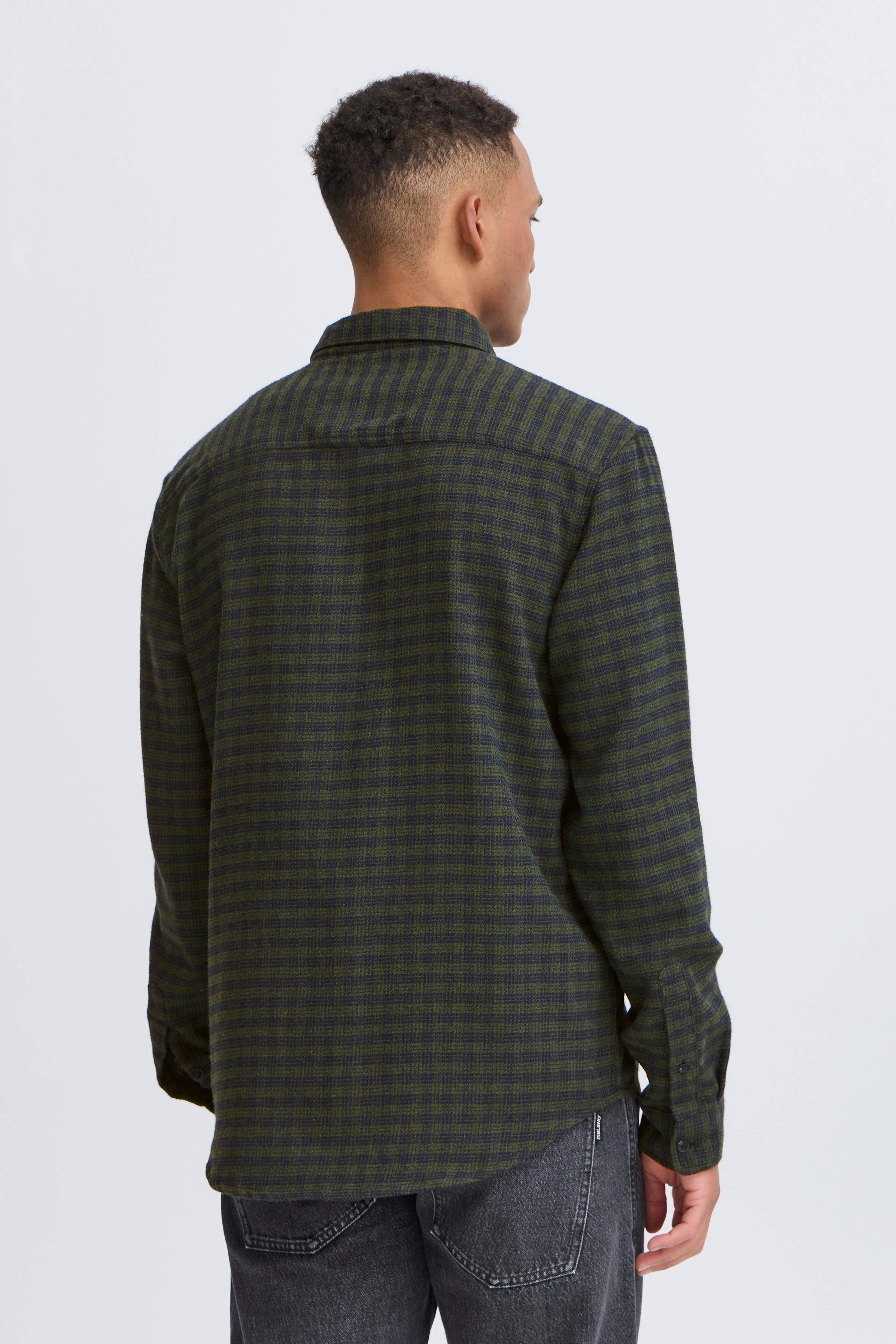 BHBARNEY CHECKED SHIRT Cozy Cardigan Bold Core