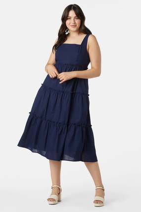 Lexi Midi Dress Refined fit