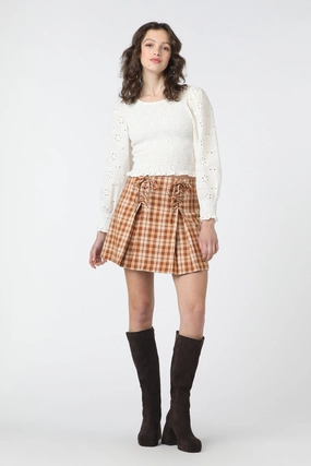 Stacey Check Skirt Soft Motion Modern Combo