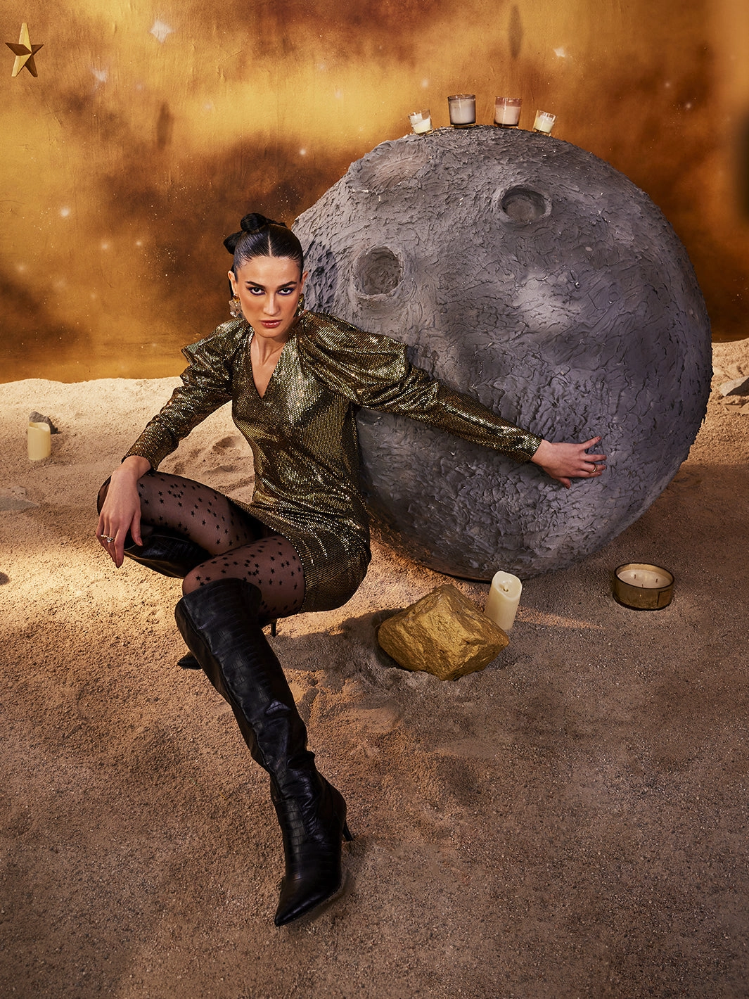 ECLECTIC DRESS Light Layers Flattering Waistband Fit