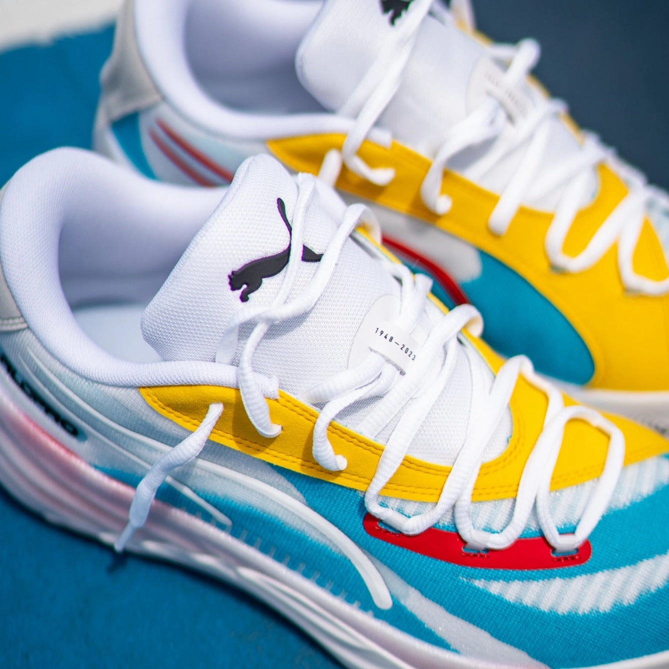 Comfort Easy Training Use Mens Puma All-Pro Nitro (White/Multi)