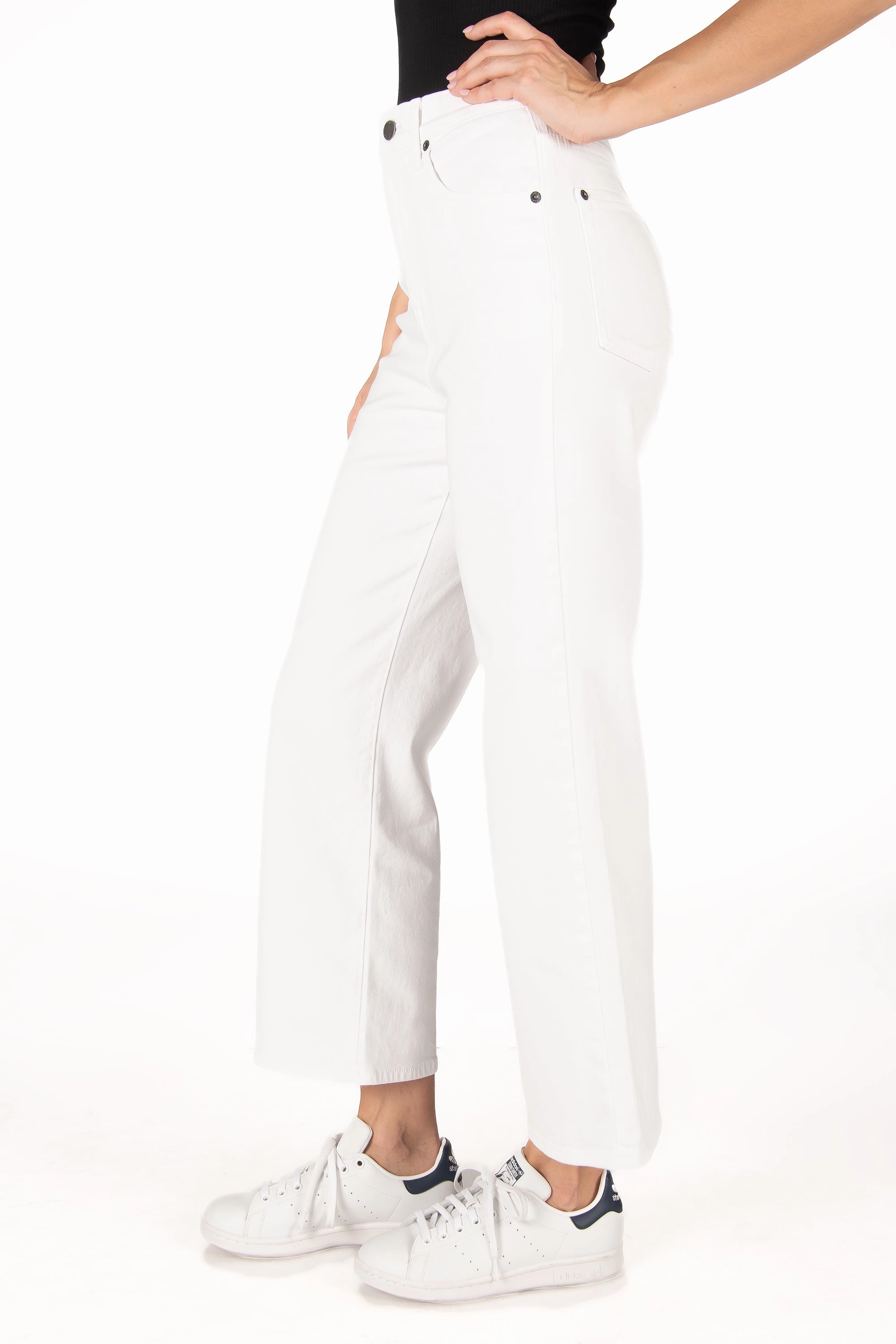 Date Night Sunny Vibes SAVANNAH WIDE LEG IN WHITE