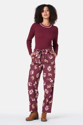 Relaxed Waist Fit Elsie Native Pant