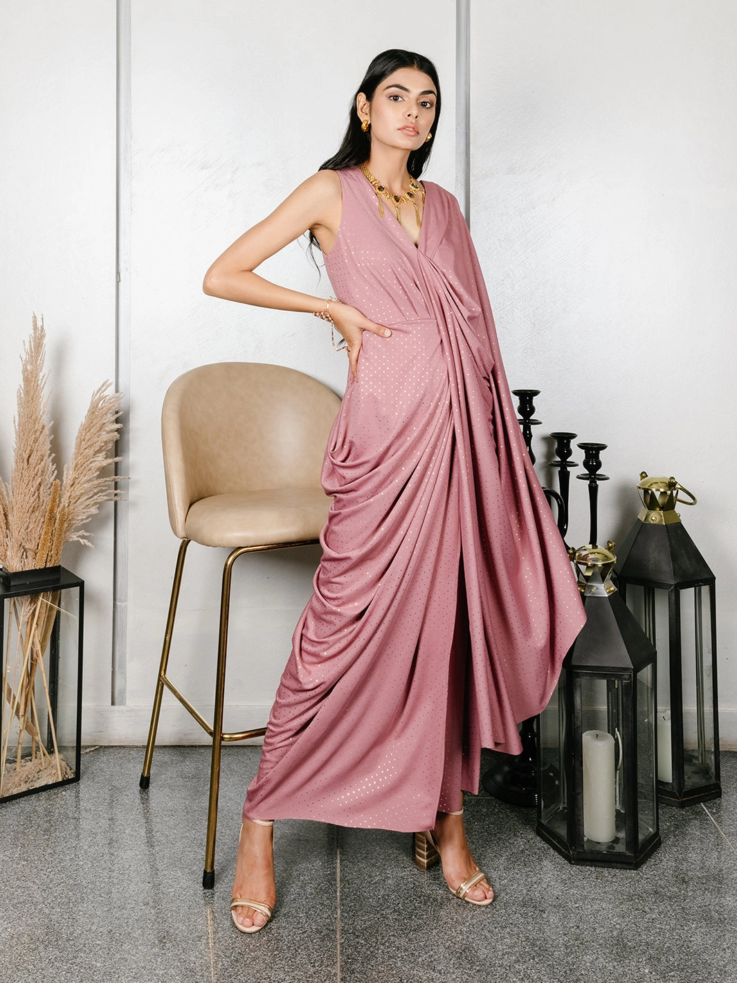 Lounge Mood Elysee Drape Gown