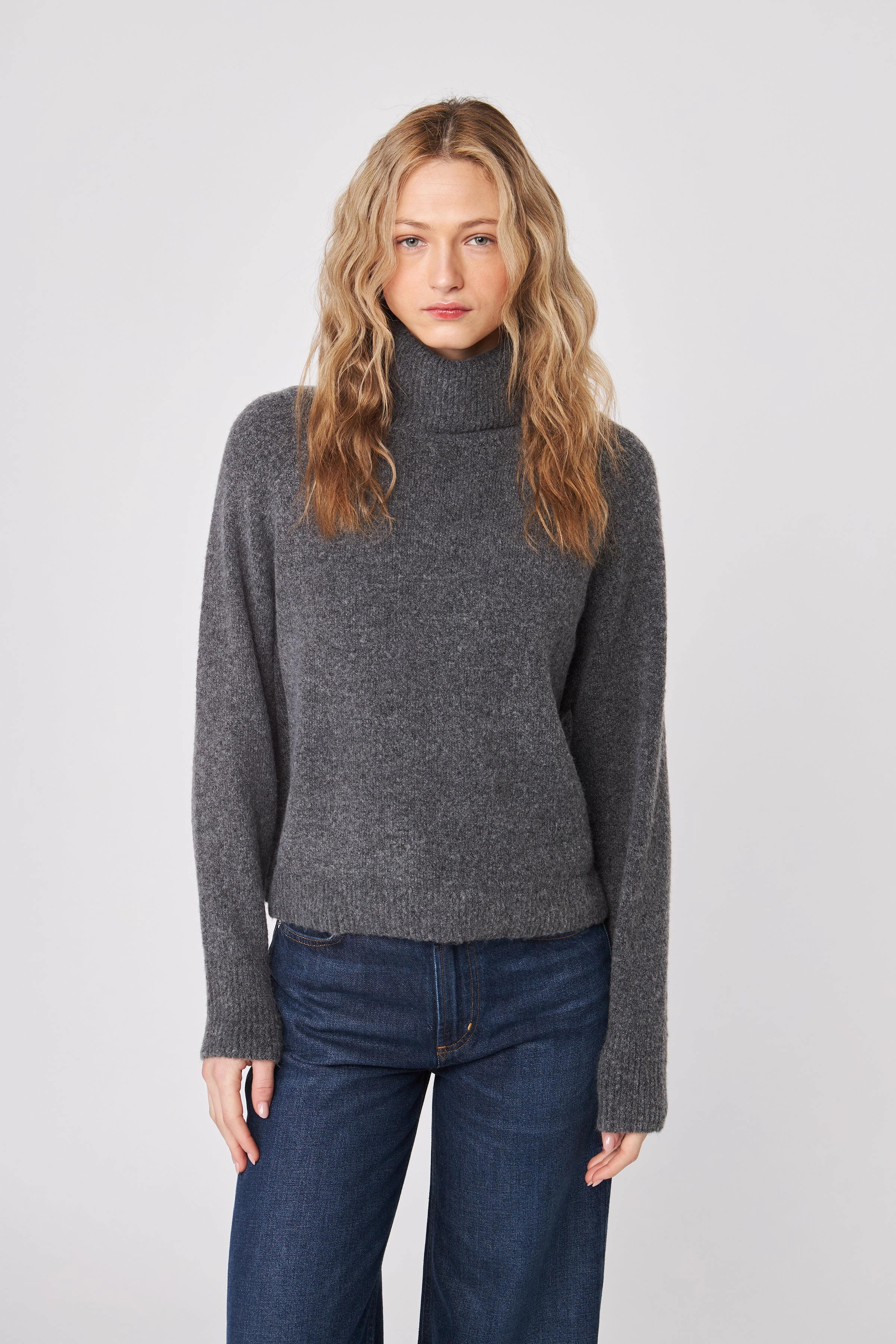 EMMETT SLOUCH NECK SWEATER Work Wear Reflective accents