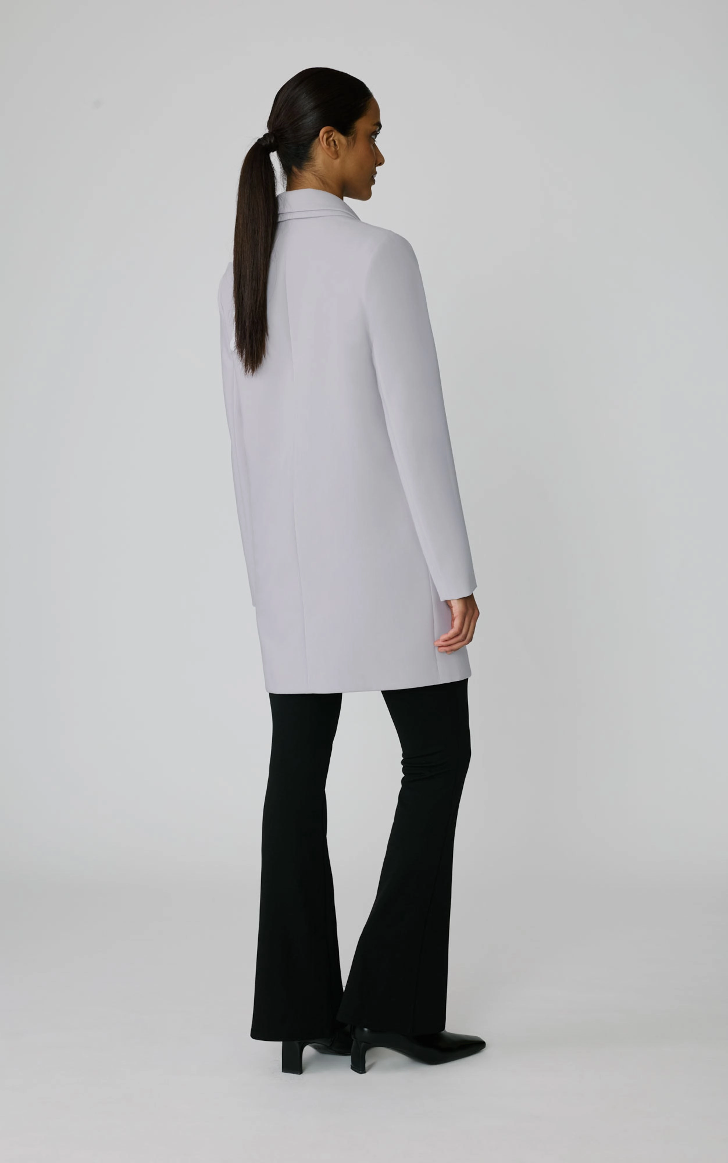 FABRIZA DRAPY NOTCH COLLAR STRAIGHT TRENCH Leader Fit All-Occasion Wear