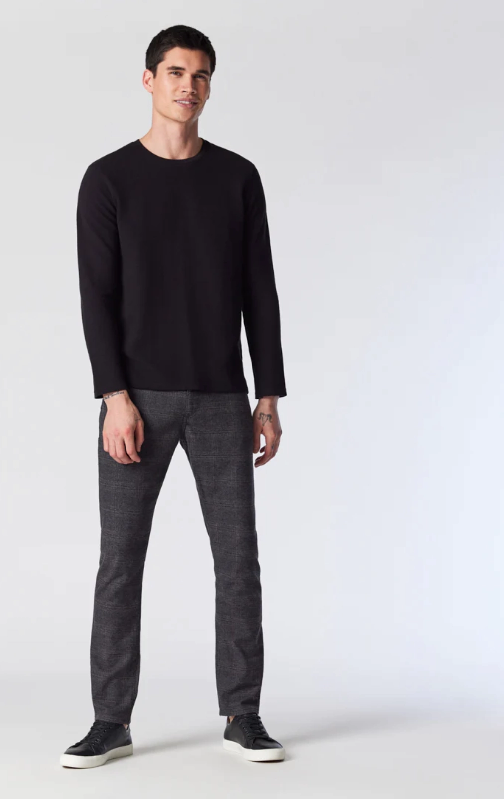 JAKE GREY CHECK FANCY PANT FrictionResistantEdges Urban Chic