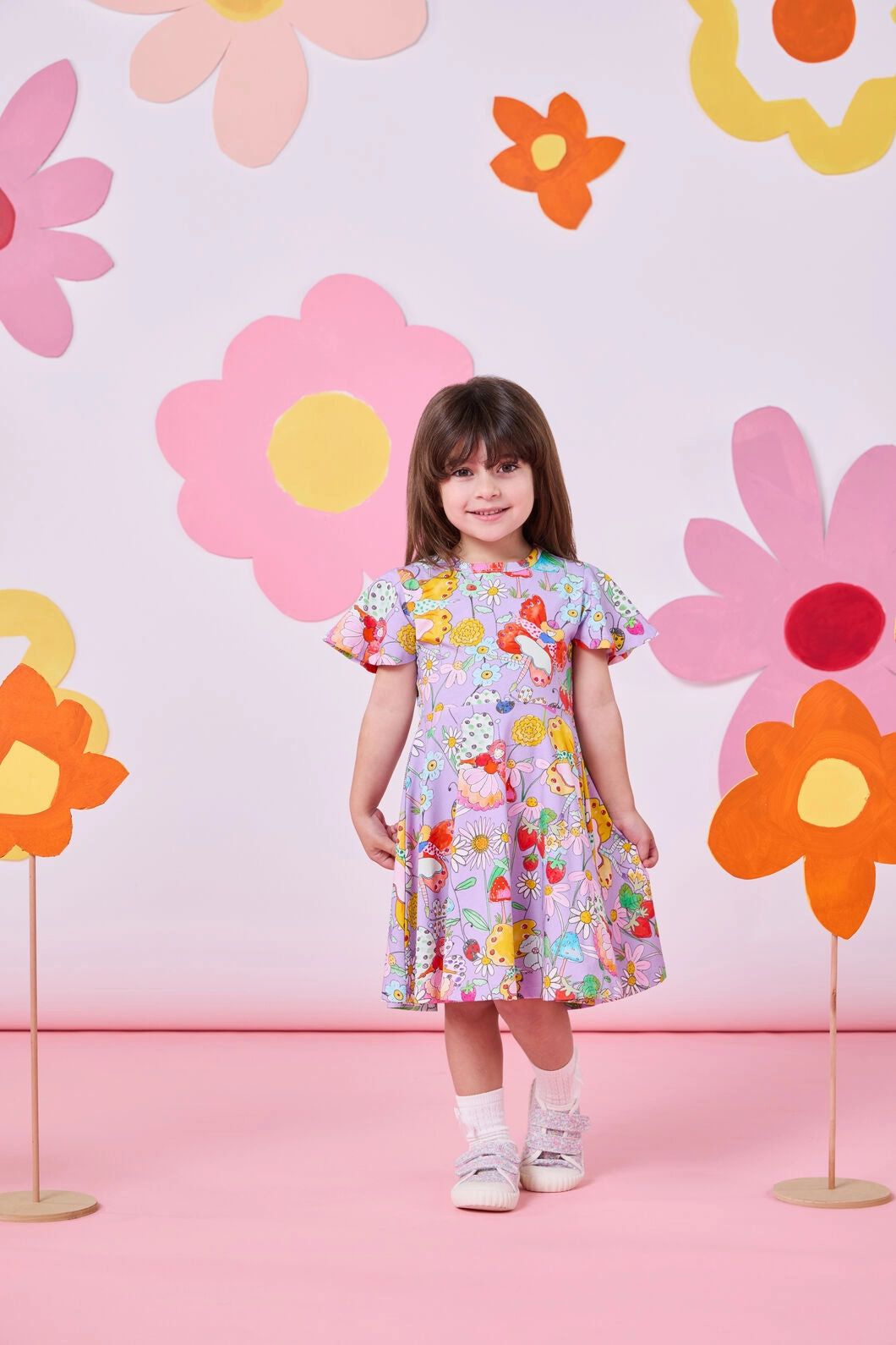 Simple Ease Smart Tailoring Fairies Kids Flutter Dress